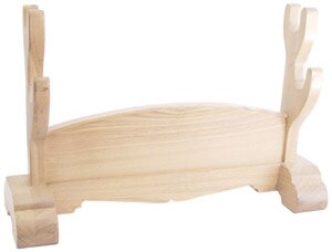Stojak na katanę Natural Wood Japanese Sword Stand Stojak na katanę Natural Wood Japanese Sword Stand