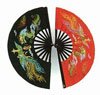 Wachlarz do Kung Fu - Dragon & Phoenix Black