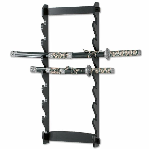 Wieszak na 8 mieczy - 8 Tier Wall Sword Display