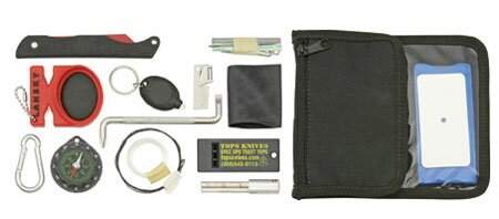 Zestaw Survivalowy - Tops Survival Neck Wallet Zestaw Survivalowy - Tops Survival Neck Wallet